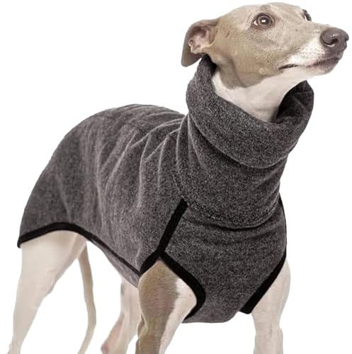 Windhund Pullover Whippet, Hundejacke Hundemantel Für Mittelgroße Hunde Hundepullover Fleece Windhund, Warme Winterjacke Hundepullover Haustiers Für Kleine Mittel Große Hunde