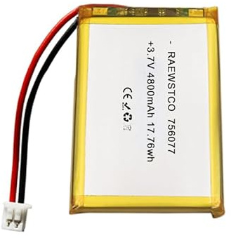 756077 4800mAh 3,7V Polymer-Lithium-Akku wiederaufladbar für medizinische Geräte