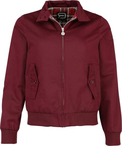 RED by EMP Damen Übergangsjacke Harrington Ladies Fit bordeaux