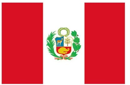 UV-verblassende Flagge | Peru-Flagge aus Polyesterfaser, peruanisches Banner, UV-verblassend für den Innen- und Außenbereich, 90 x 150 cm