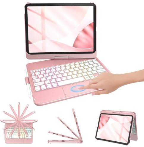 FUWANG Funda con Teclado para iPad A16 11ª Generación 2025