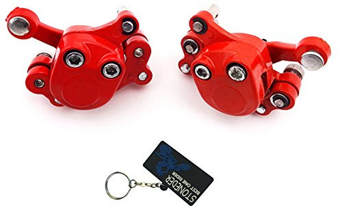 STONEDER- Pinza del Freno a Disco Anteriore e Posteriore e Cuscinetti, per Motori a 2 Tempi da 47cc e 49cc, Mini Quad ATV, Monopattino Elettrico Goped, Moto da Cross da, minimoto.