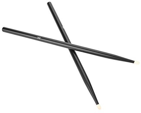 1 Paar 5A Drumsticks, Ahorn Holz Drumsticks Instrumente Zubehör(Schwarz)
