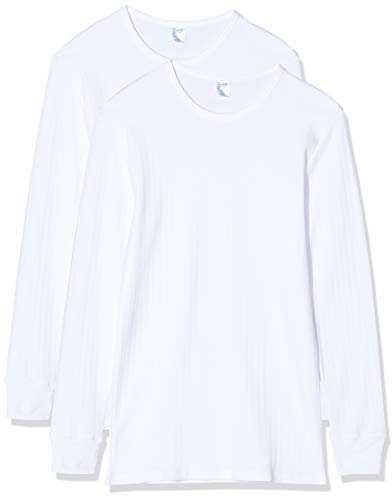 Abanderado Pack Camiseta térmica Manga Larga y Cuello Redondo Algodón de Invierno Hombre x2