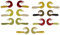 SANDAFishing 14 Gummifische Barsch Turbo Twister 3 - 6cm Relax Gummi Köder Zander Hecht Raubfisch fischen Angeln