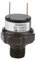 Qiilu Automatischer Luftkompressorschalter für Auto, Universal, 1/4 Zoll, NPT, Luftdruckschalter, 12 V, Druckschalter, Lufttank (schwarz) (120-150 PSI)