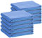PEARL dünnes Handtuch: 10er Pack Schnelltrocknendes Mikrofaser-Badetuch, 180 x 90 cm, blau (dünnes Badetuch, Badehandtuch, Saugfähiges)