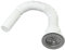 AERZETIX - C54655 - Flexibler siphon 1 1/4'' für waschbecken/spüle mit schlauch/flexibler ablaufschlauch - sanitär ablaufverbindung - außendurchmesser des siphons 65 mm - aus kunststoff