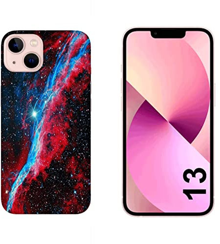 Generico Cover compatibile con Cover Apple iPhone 13 Nebulosa di Orione nello spazio La Galassia/Gel di silicone morbido TPU