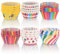 600 Pezzi Pirottini Carta per Muffin Cupcake, Arcobaleno Pirottini Stampo di Carta per Cioccolatini Dessert Torta Matrimoni Compleanni