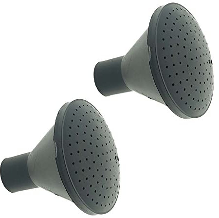2er Set Tülle für Gießkanne Ersatzbrause (2,0 cm Öffnung) Schwarz