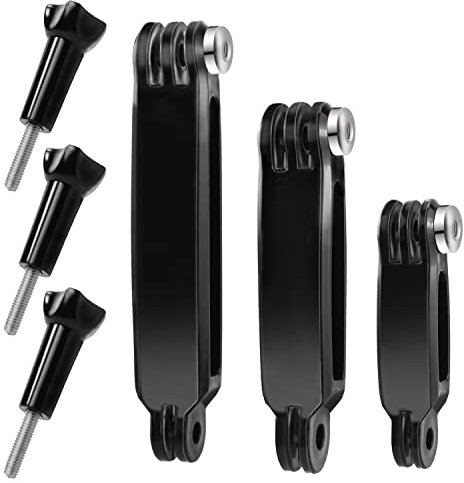 BANTI Support de Bras D'extension Adaptateurs de Fixation Réglables GoPro Accessoires kit Bras de Rallonge avec Vis Moletée pour GoPro Hero 10/9/8/7/6/5/4 et Autres Caméras d'action