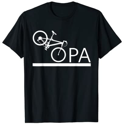 Opa Fahrrad Fahren - Radeln Mountainbike Großvater T-Shirt