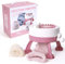 Macchina da Cucire per Maglieria a Mano in Plastica Fai-da-Te, Macchina per Maglieria, Telaio a Telaio Rotondo, Macchina da Cucire per Tessitura per Bambini Fai-da-Te