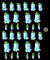 32 x Edible 3D BlueBell Blue Bell Flowers icing toppers, cake cupcakes decorations (Ice White)