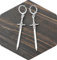 bySantana - 5cm Silber Schwert Ohrringe, Handgefertigt Fantasie Schmuck, Coole Geschenkidee, Mittelalter Dolch Ohrhänger (Creolen)