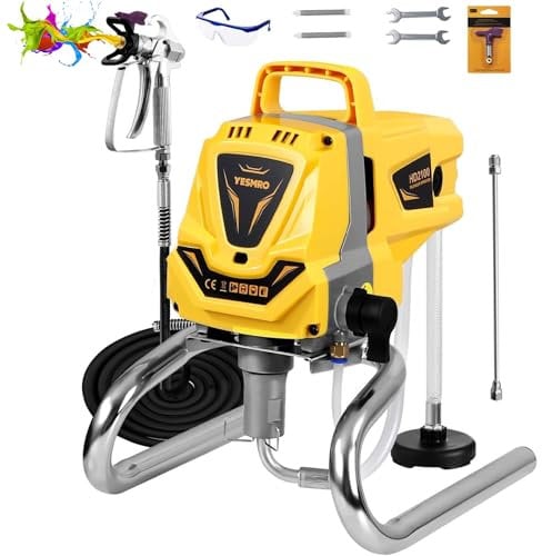 Airless Spruzzatore Vernice 3200psi, Produttività Avanzata Senza Assottigliamento per La Pittura Fai-da-te per Interni Della Casa Esterna