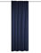 HOME WOHNIDEEN Thermoschal ESKAMIO blickdicht, Leinenstruktur, Multifunktionsband, Farbe:blau, Größe:225 x 135 cm, Anzahl:1x