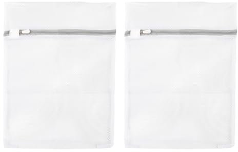 Luckious Brand Mesh Drawstring Bag 2 Pcs- Net Beach Tote for Swimming, Beach, and Pool Toys with Convenient Drawstring Closure