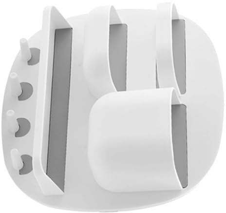 PRETYZOOM Gewürzorganisator Nachttisch-Organizer Schwimmendes Badezimmerregal Wandregal Nachttisch- Zur Wandmontage Badezimmer-wandorganisator Bilderrahmenregal Weiß Leiste Multifunktion Pp