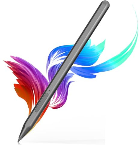 Uogic Stylet pour Surface Pro, stylet avec rejet de paume, écriture lisse, 1024 niveaux de pression, rechargeable, pour Surface Pro (3 Gen et versions ultérieures), Surface Go (1/2/3 génération)