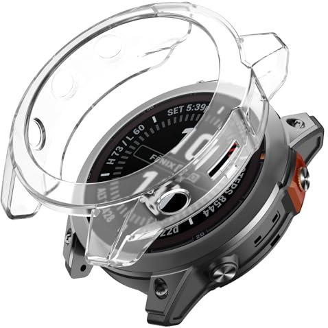 MYSNBKN Schutzhülle kompatibel mit Garmin Fenix 7 Pro/Fenix 7/Epix Pro 47mm, TPU Schutzhüllen stoßfest