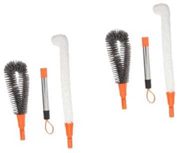 Beaupretty 2sets Newborn Bottle Brush Brush Cup Cleaning Tool for Milk Bottle Cleaning Long Handle
