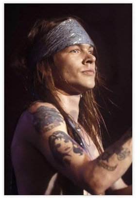RTFDS Male Rock Singer Axl Rose Poster Canvas Poster Wall Art Decor Print Picture Paintings for Living Room Bedroom Decoration Unframe-style 12x18inch(30x45cm)