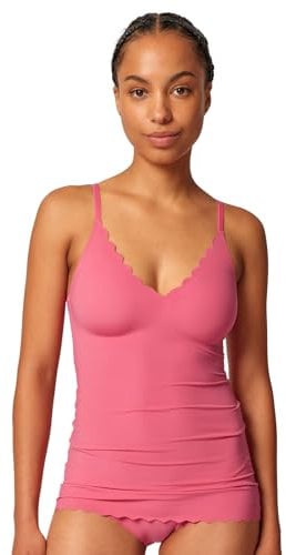 Skiny Damen Spaghettishirt mit herausnehmbare Pads Micro Essentials 084261 Gr. S in Rapture Rose