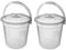 Best House | Clear Plastic Bucket with Lid Handle | 20 Litres | Transparent | 2 Pcs | Household Bucket | Storage Buckets Bin Container, Multipurpose Use for Home, Garden and Workshops (Pack of 2)