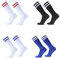 ZYKORT 4 Pares Calcetines Fútbol para Niños, Medias Futbol Niños y Niñas, 5-12 Años Calcetines de Deporte Largos Calcetines de Entrenamiento Transpirables para Fútbol, Baloncesto, Correr, Adolescentes