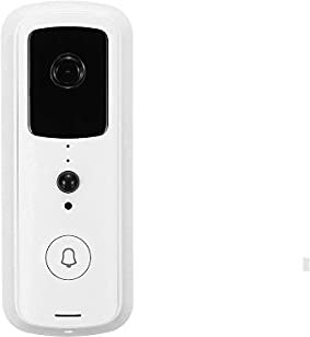 IUBGFTO Video Doorbell,Doorbell Wireless, WiFi Wireless Video Doorbell Two-Way Talk Smart Door Bell Security Camera Video Doorbell with Video