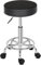 TactFire Rollhocker Arbeitshocker Drehhocker Höhenverstellbar 360° Drehbar Bürohocker Drehhocker 46-61cm für Büro Salon Massage Spa (1, Haha Foot - Schwarz)
