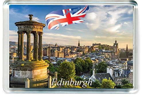 H364 Edinburgh Jumbo Fridge Magnet UK Travel Refrigerator Magnet