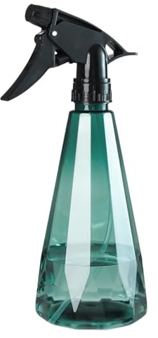 Feinnebelsprüher – 500 Ml Verstellbare Transparente Kunststoffflasche, Nachfüllbarer Behälter, Sprühdüse | Zimmerpflanzen, Blumenpflege, Rasen, Hydrokultur, Salon, Garten, Blumenerde, Gewächshaus