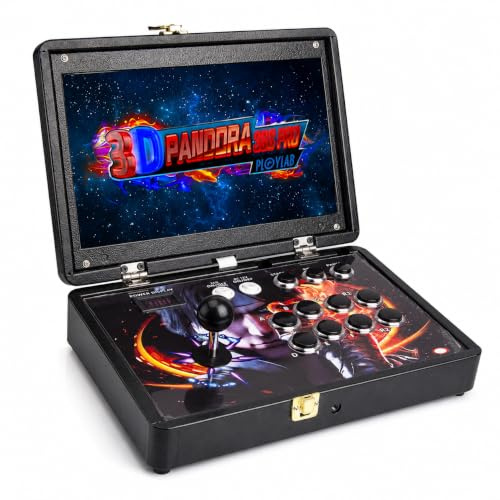 36S 3D Retro Arcade Game Console a 14 pollici Full HD 128GB Storage | Macchina portatile di gioco WiFi HDMI tutto l'intrattenimento classico dei giochi della cassa del metallo