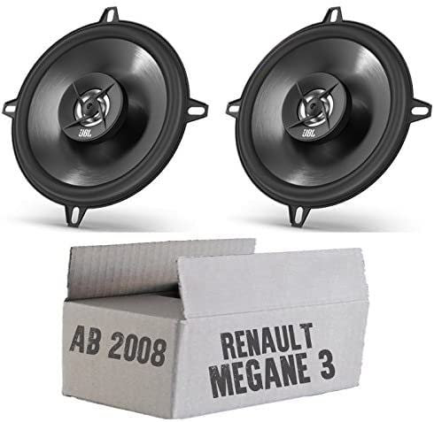 Lautsprecher - Einbauset passend mit JBL Stage2 524 | 2-Wege | 13cm Koax für Renault Megane 3