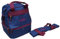 Acclaim Staple Nylon Four Bowl Level Lawn Flat Green Short Mat Locker Bowls Bag And Four Bowls Carrier (Navy Blue/Burgundy)