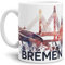 Tassendruck Bremen-Tasse Skyline - Kaffeetasse/Mug/Cup - Qualität Made in Germany