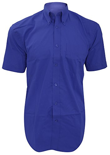 Kustom Kit Mens Corporate Oxford Shirt Royal Blue 21 Inch KK701