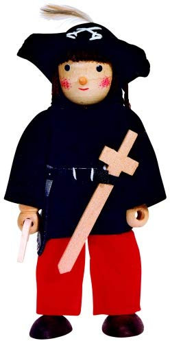 Winzlinge Biegepuppe - Kapitän Schwarz Hut