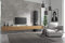 Wuun® Somero Vitrine /360cm/Eiche TV Boards/Vitrine: Matt-Schwarz Wohnwand/Tv Board/Lowboard