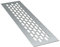 sossai® Griglia di ventilazione in alluminio - Alucratis (1 pezzo) | Rettangolare - dimensioni: 24,5 x 6 cm | Colore: inox | areazione