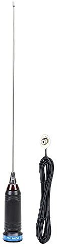Antenne CB PNI ML50, Longueur 48cm, 26-28MHz, 600W avec câble de Connexion RG58 3,5 mètres, sans Prise PL259