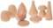 WINOMO 18 Stücke Holzkegel Figuren Holzfiguren zum Bemalen Basteln Kinder Spielfiguren Figurenkegel Familie Figuren Dekoration Ornament für Mann Frau Junge Mädchen Kinder Spielezeug