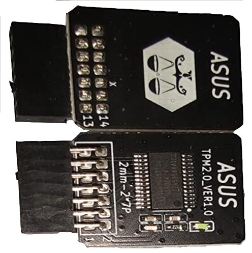 NUHFUFA TPM 2.0 Modul 2,0 mm 14-1 Pin Win11 für ASUS Motherboard Chip DIY Updating Part(LPC)