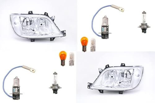 Johns, passend für Mercedes Sprinter Scheinwerfer 901-904 02-05/06 Leuchtmit. Set li&re