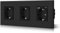 BSEED Enchufe Pared con 2.1 A USB y TipoC, Enchufe USB C, 228mm, Negro