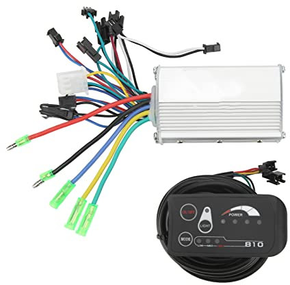 VBESTLIFE E Bike Conversion Kit, 36V 250W 350W Elektrofahrrad Brushless Motor Controller mit 810 LED Panel Zur Fahrradnachrüstung