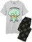 Spongebob Squarepants Herren Pyjamas Erwachsene Squidward PJs M